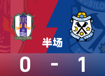日本リーグBハーフタイム：ブローニング得点、愛媛0-1磐田ジョイ