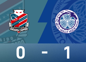 日本リーグB 試合レポート：斉藤俊介 勝利 コンサドーレ札幌 0-1 水戸ホーリーホック
