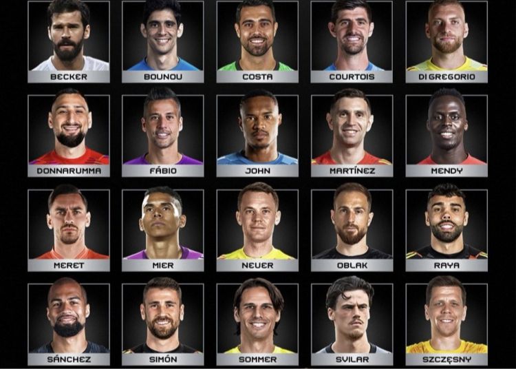 FIFA年間最優秀ゴールキーパーノミネート：アリソン、ドンナルンマが最終候補に、3Cがリストに名を連ねる