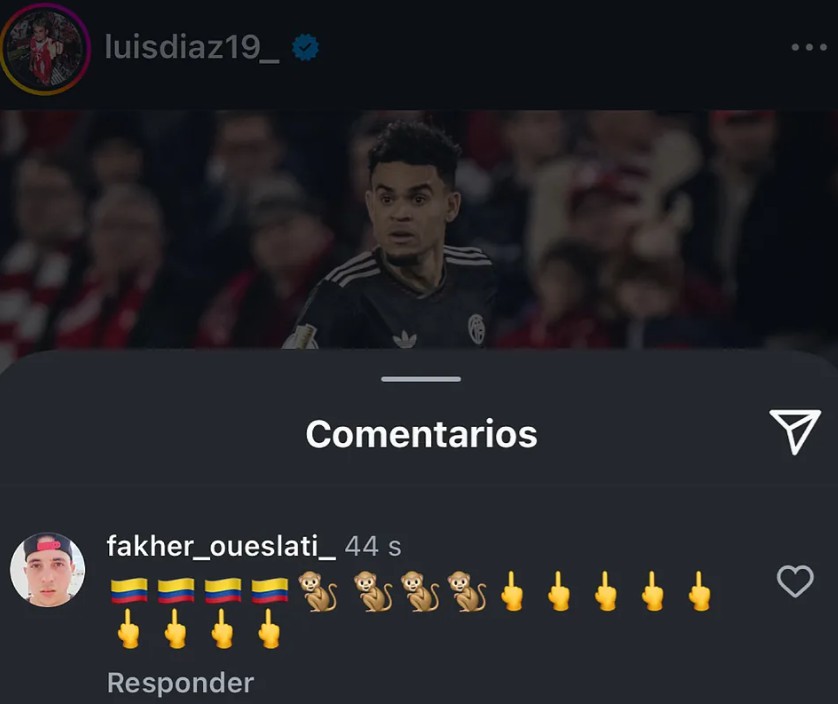 👀アクラフがチャンピオンズリーグでタックルを受けた後、ディアスのソーシャルメディアは人種差別で攻撃された