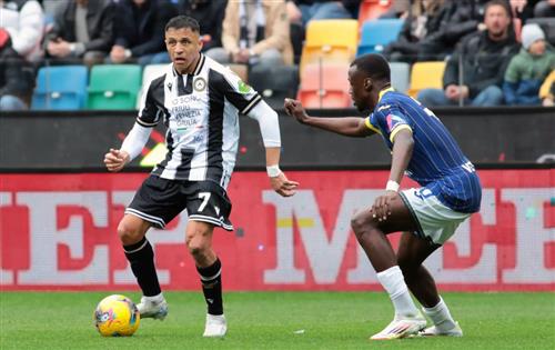 ウディネーゼ対エラス・ヴェローナの過去の試合結果