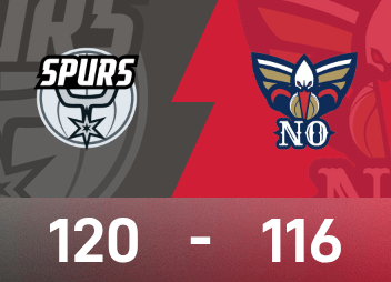 NBA試合レポート：文山が29得点9ブロック、スパーズが延長戦でペリカンズに120-116で辛勝