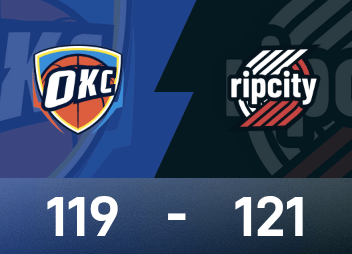 NBA試合レポート：アヴディヤ26得点、ヤン・ハンセン欠場、トレイルブレイザーズ 121-119 サンダー