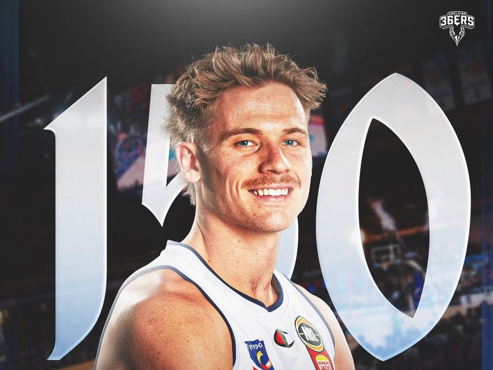 マイルストーン！ 36ers のホワイト選手が今日、NBL 150 試合目を迎えました